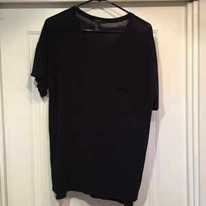 Oversized Black Tee